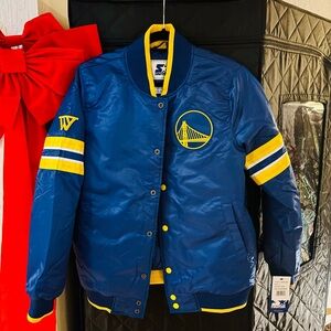 Golden state warriors starter jacket youth Large (16-18)